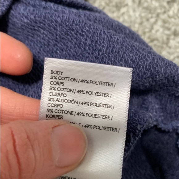 We the Free Camden 13 Oversizes Blue Sweatshirt Size Small - Picture 10 of 11